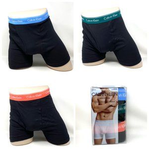 3 for $29 🔥 Calvin Klein 3-Pack Cotton Black Boxer Brief Full Rise